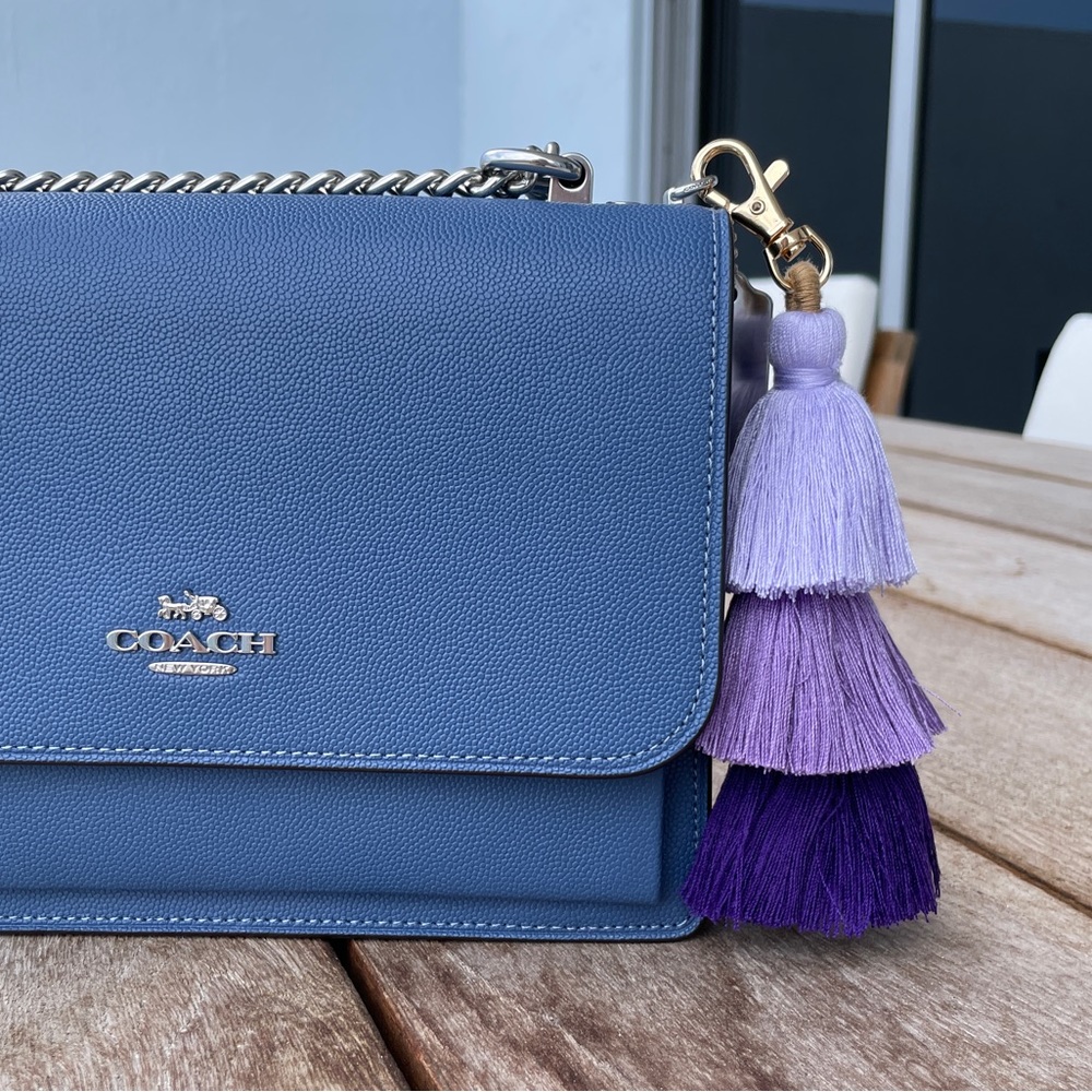 Boho tassel purse keychain, charm for bags, key holder, women gift